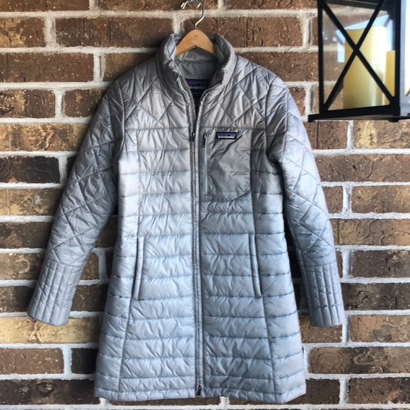 Patagonia Radalie Insulated Parka - Size Small - Silver - Picture 2 of 9